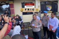 Foto: Kapolres Badung, AKBP M. Arif saat doorstop pers (Red/Humas Res Badung)