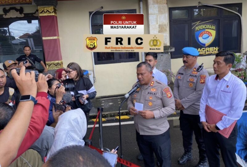 Foto: Kapolres Badung, AKBP M. Arif saat doorstop pers (Red/Humas Res Badung)