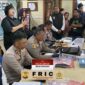Foto: Kapolres Badung AKBP M. Arif saat Konferensi Pers (Red/Humas Res Badung)