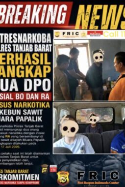 Satresnarkoba Polres Tanjab Barat Berhasil Tangkap Dua DPO Kasus Narkotika di Kebun Sawit Muara Papalik Sempat Viral di Medsos