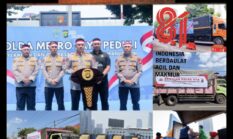 Semangat Kemerdekaan, Polri Serentak Gerakkan 44 Truk Bantuan untuk Masyarakat Terdampak Gempa Flores