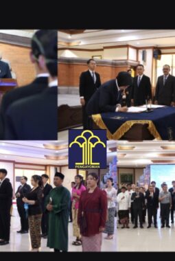 Pelantikan WNI & Notaris Pengganti di Buleleng, Kanwil Kemenkum Bali Tekankan Nasionalisme dan Integritas